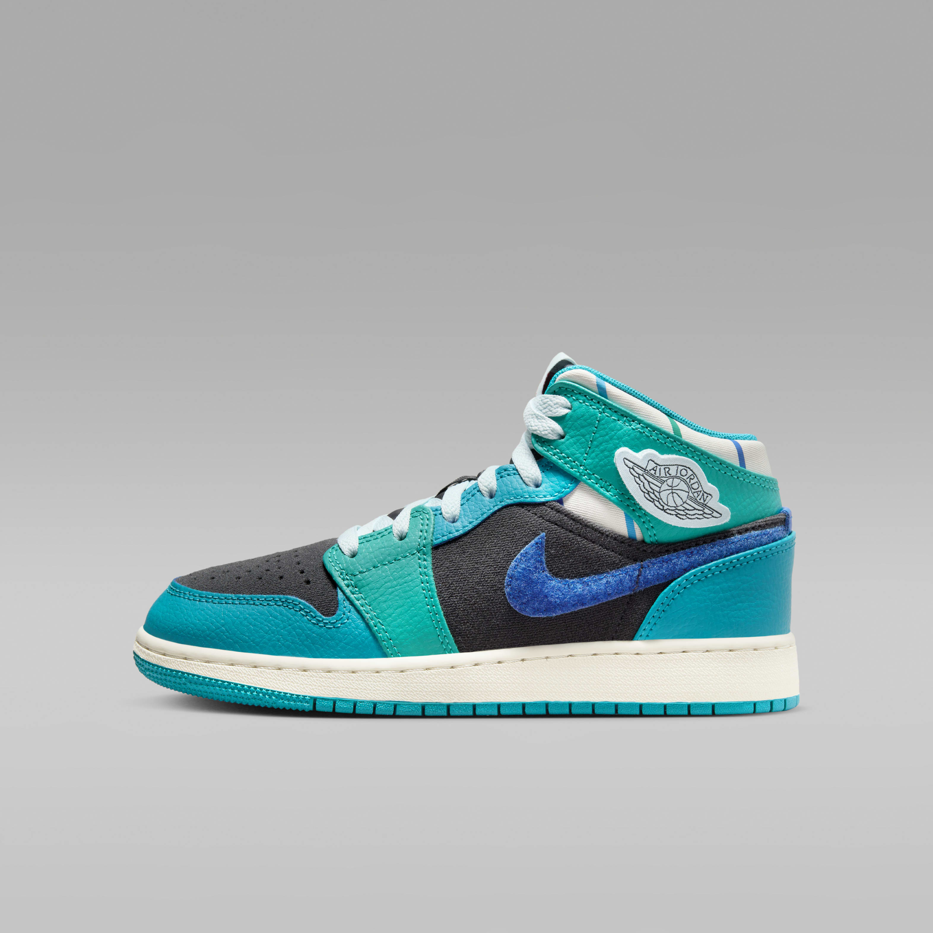 Nike Air Jordan 1 Mid Sneaker School Older Kids Shoes King s Cross